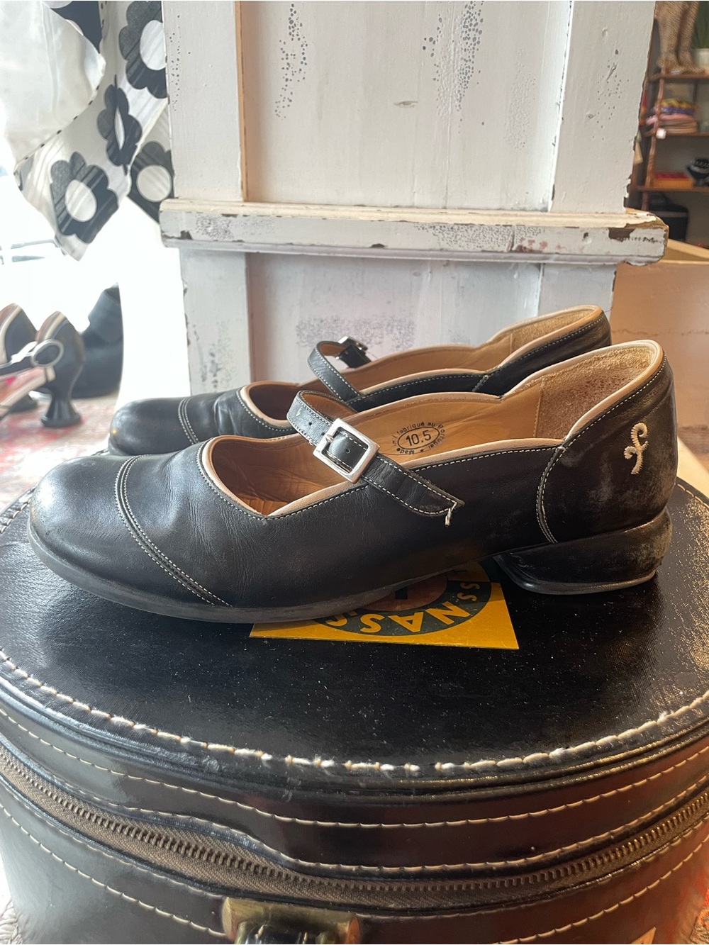 John Fluevog “Fellowship Sandra” black mary janes